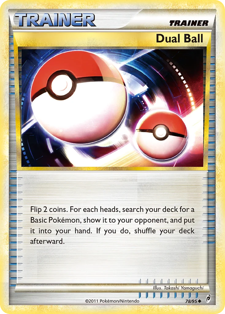 Dual Ball Pokemon card