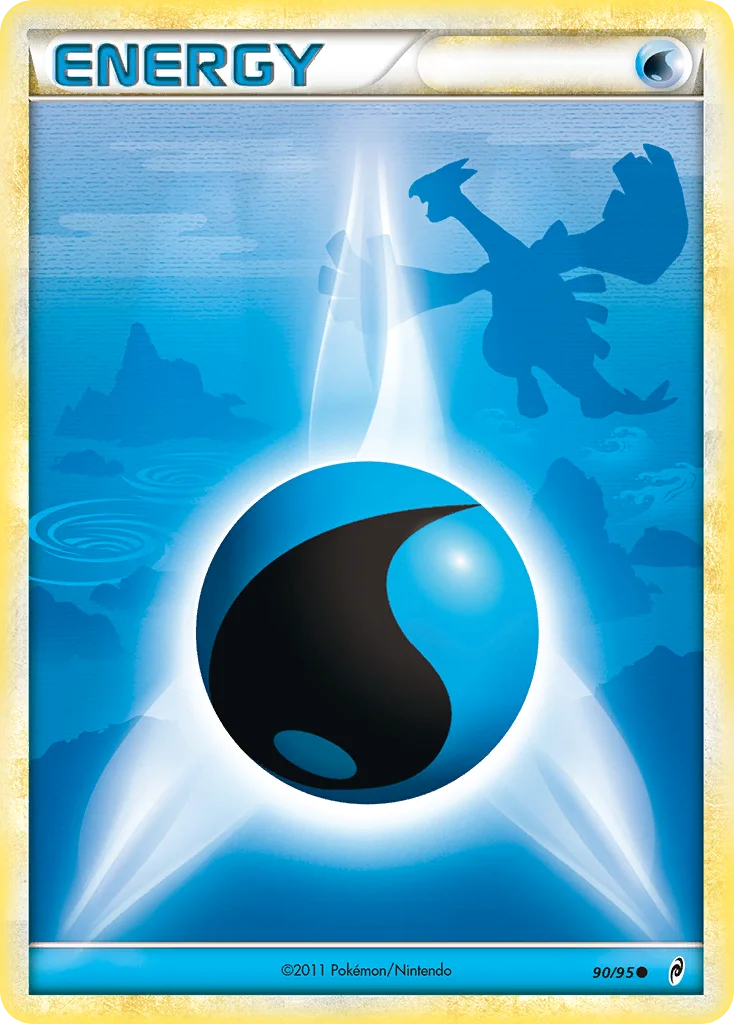 Water Energy Pokemon card