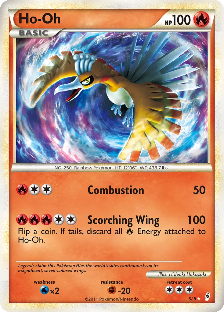 Ho-Oh Pokemon card
