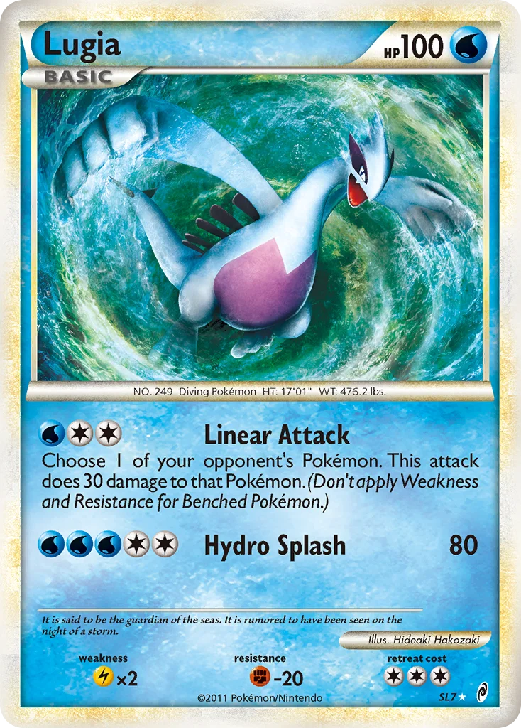 Lugia Pokemon card