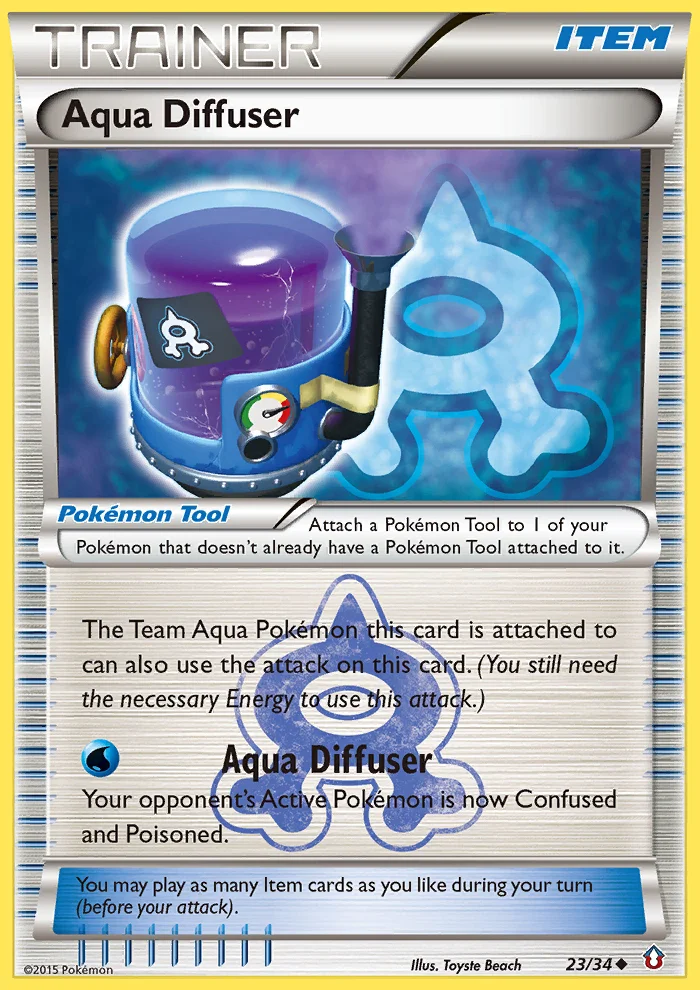 Aqua Diffuser Pokemon card