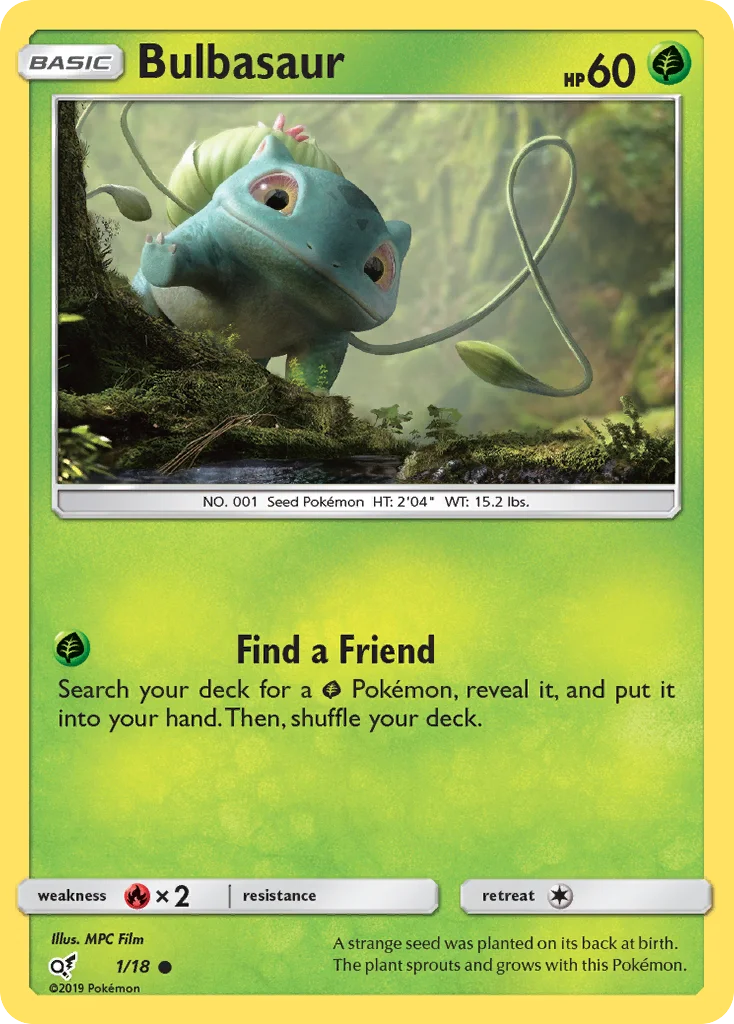Bulbasaur Pokemon card