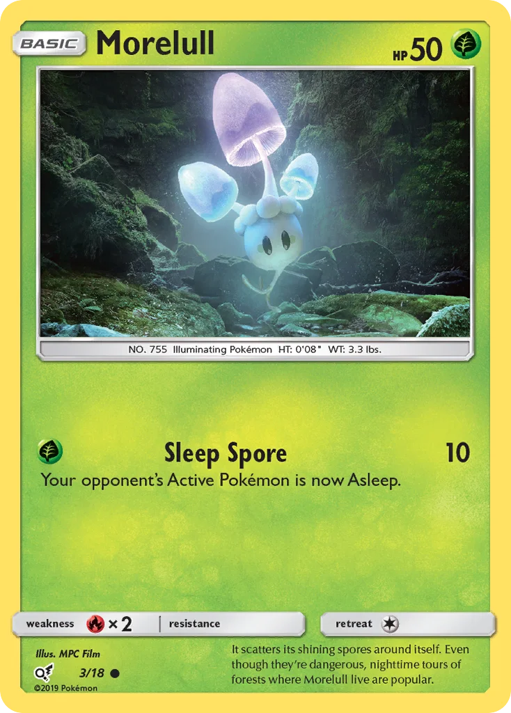Morelull Pokemon card