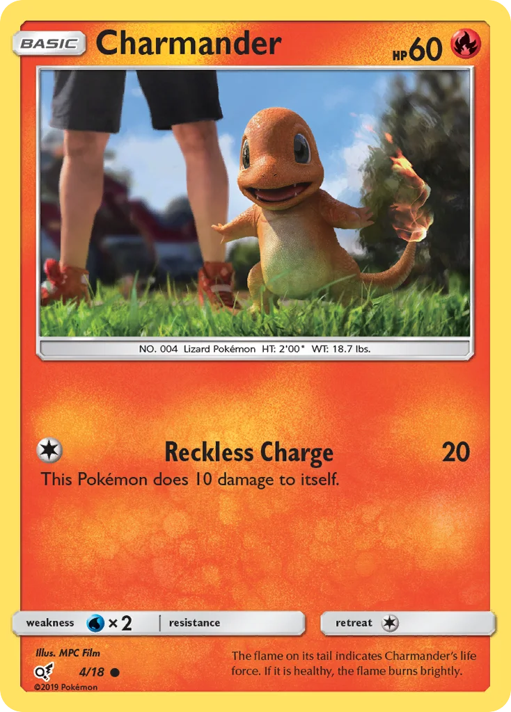 Charmander Pokemon card