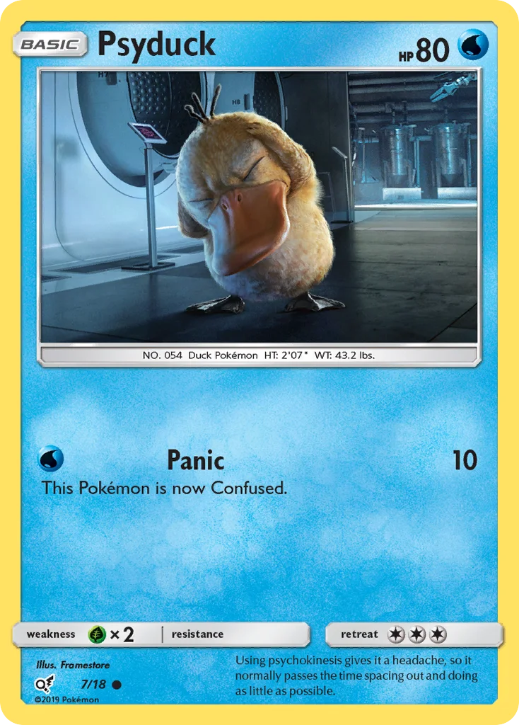 Psyduck Pokemon card
