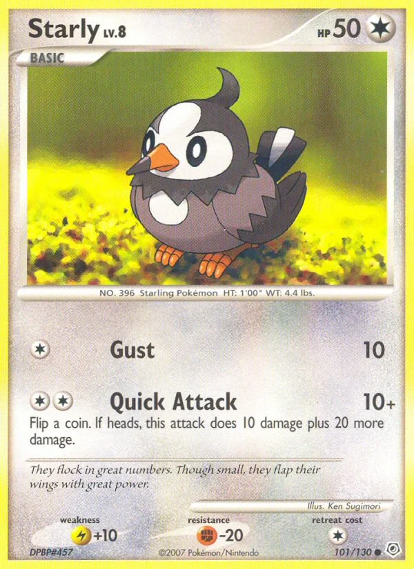 Starly Pokemon card