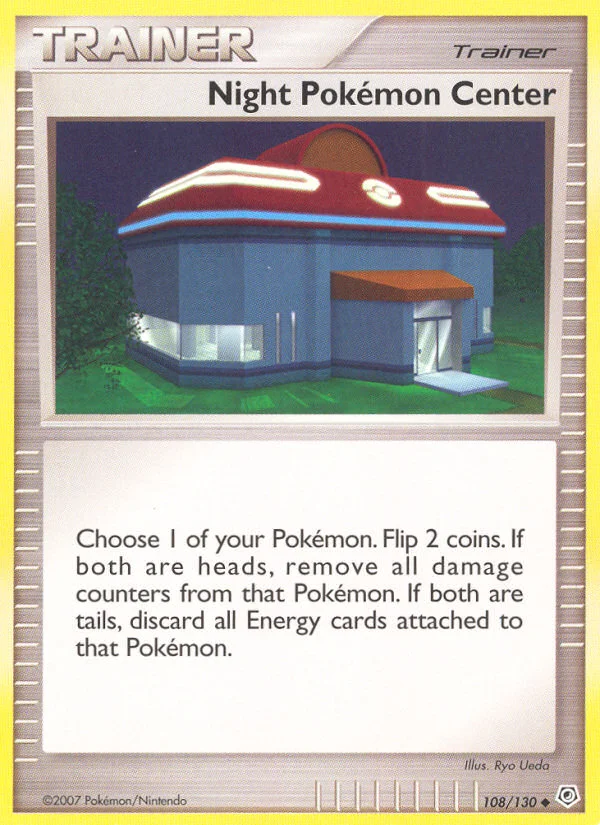 Night Pokémon Center Pokemon card