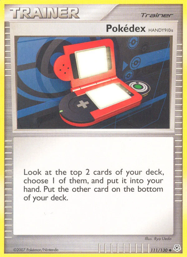 Pokédex HANDY910is Pokemon card