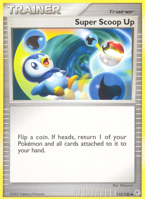 Super Scoop Up Pokemon card