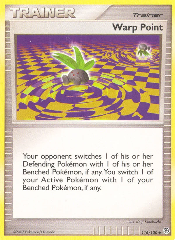 Warp Point Pokemon card