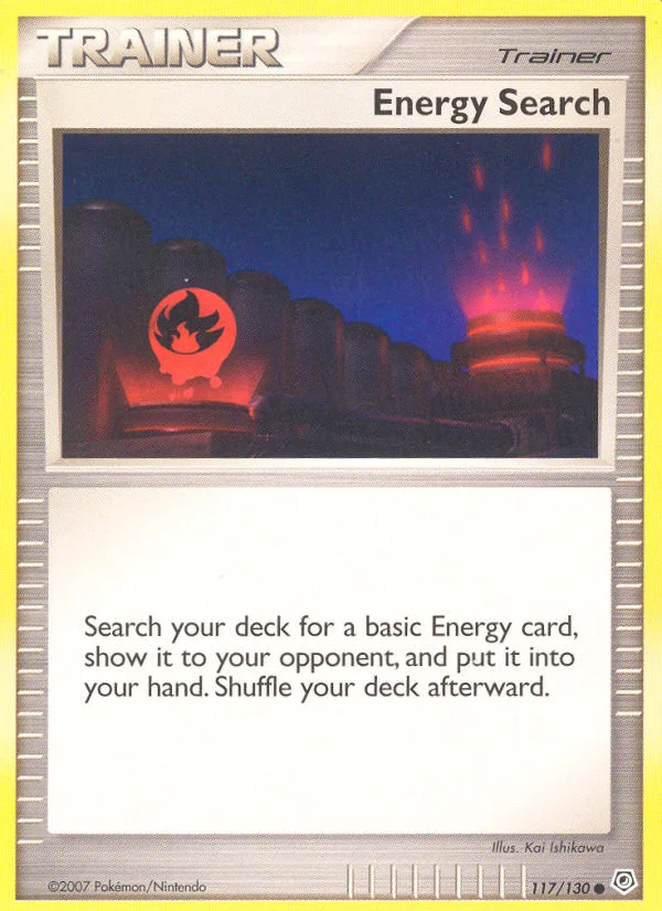 Energy Search Pokemon card