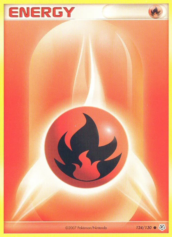 Fire Energy Pokemon card