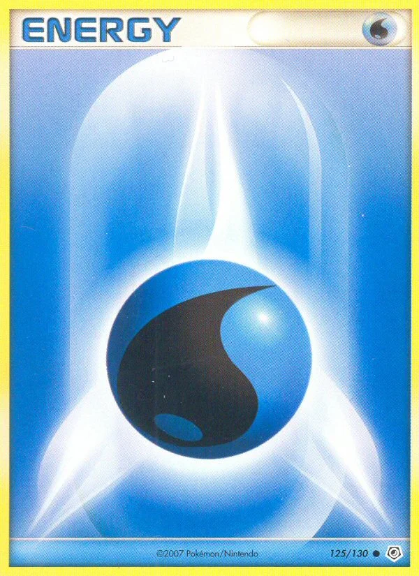 Water Energy Pokemon card