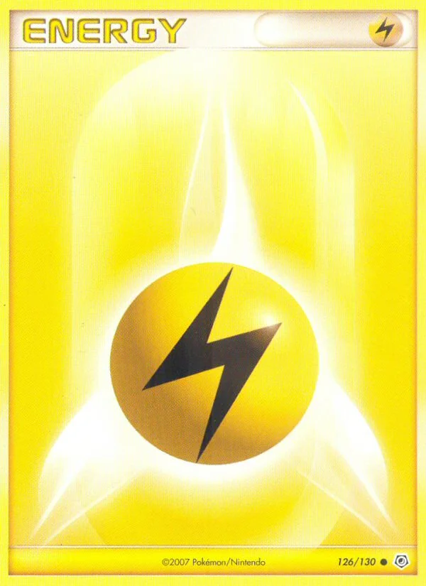 Lightning Energy Pokemon card
