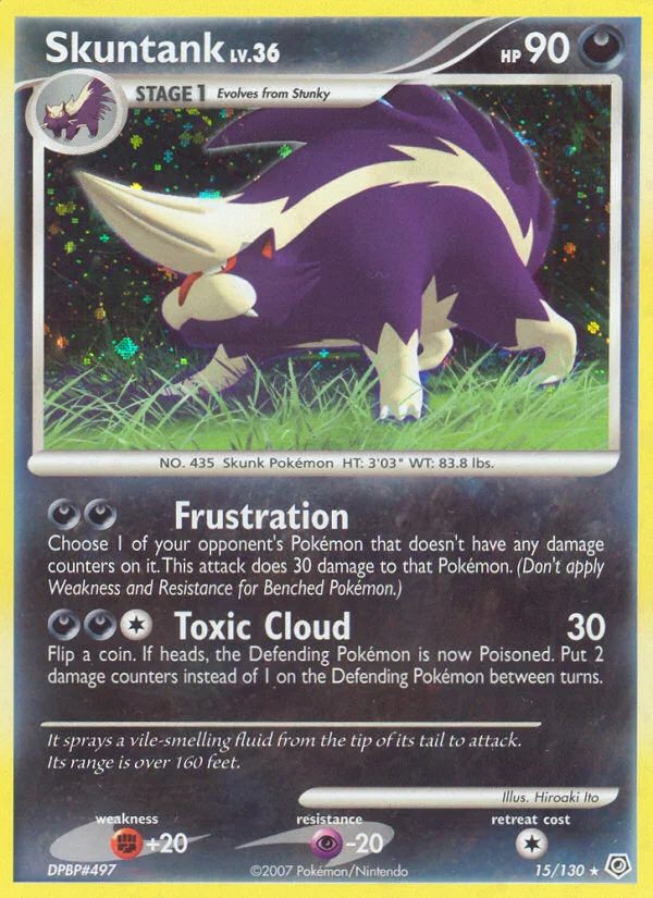 Skuntank Pokemon card