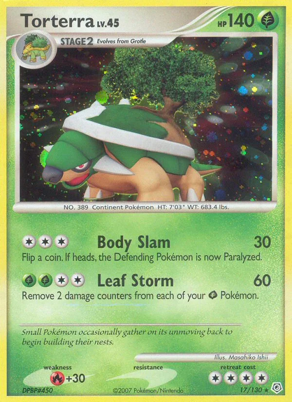 Torterra Pokemon card