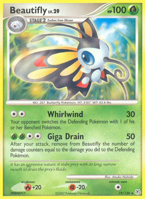 Beautifly Pokemon card