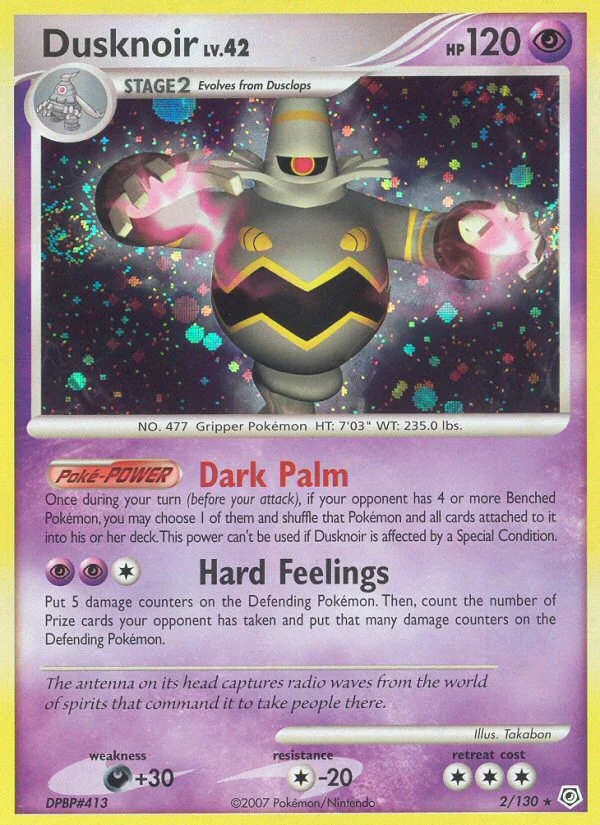Dusknoir Pokemon card