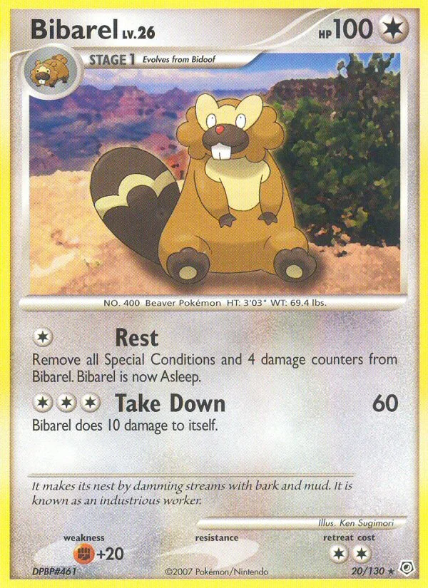 Bibarel Pokemon card