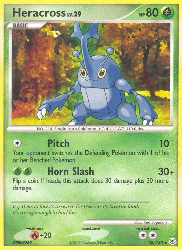 Heracross Pokemon card