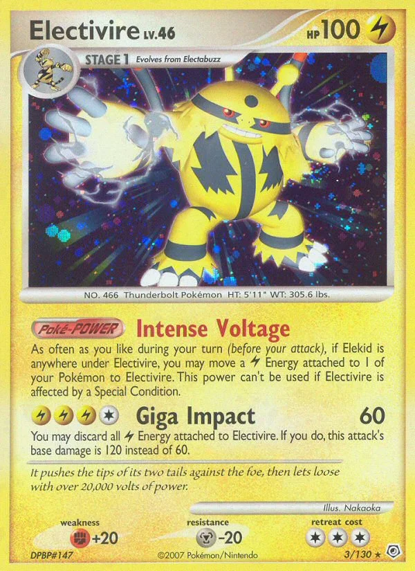 Electivire Pokemon card