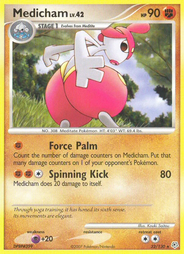 Medicham Pokemon card