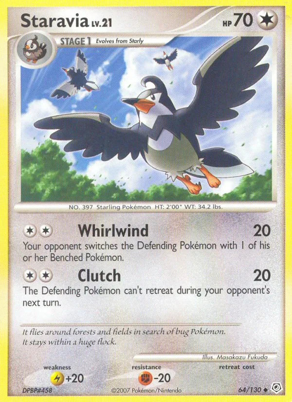 Staravia Pokemon card