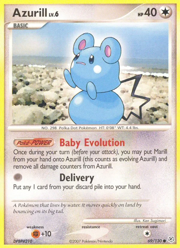 Azurill Pokemon card