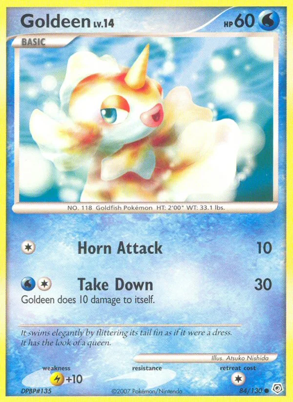 Goldeen Pokemon card