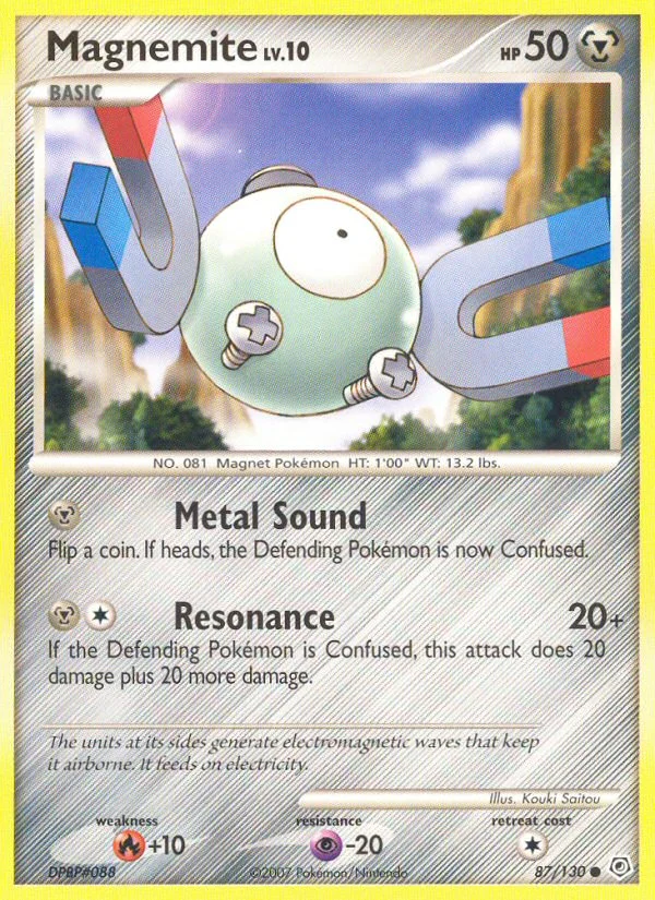 Magnemite Pokemon card