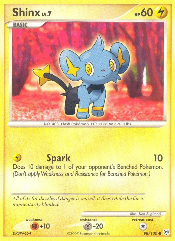 Shinx Pokemon card