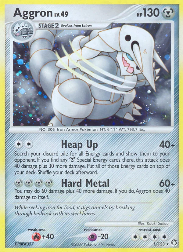 Aggron Pokemon card