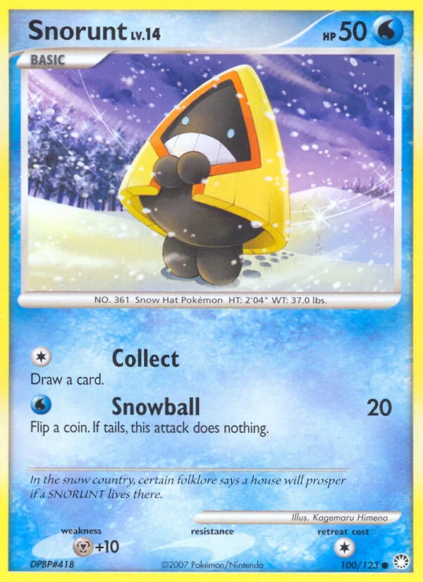 Snorunt Pokemon card