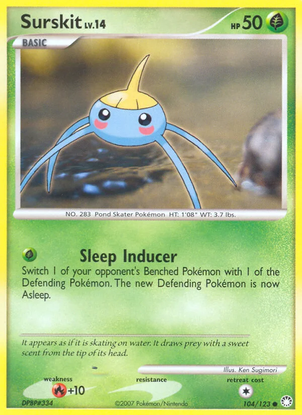 Surskit Pokemon card