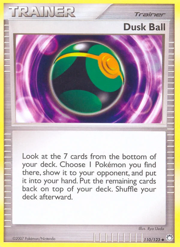 Dusk Ball Pokemon card