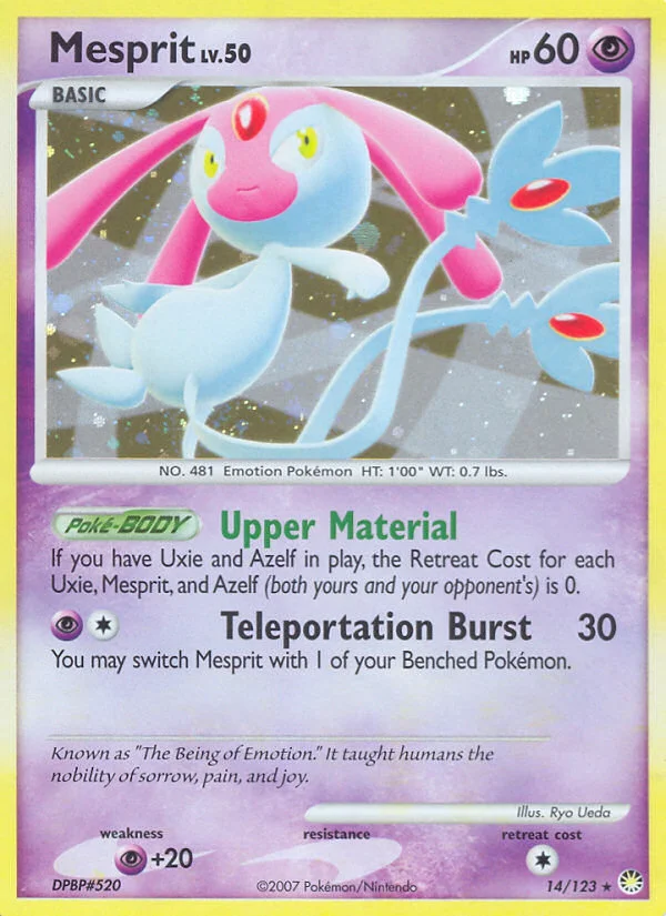 Mesprit Pokemon card