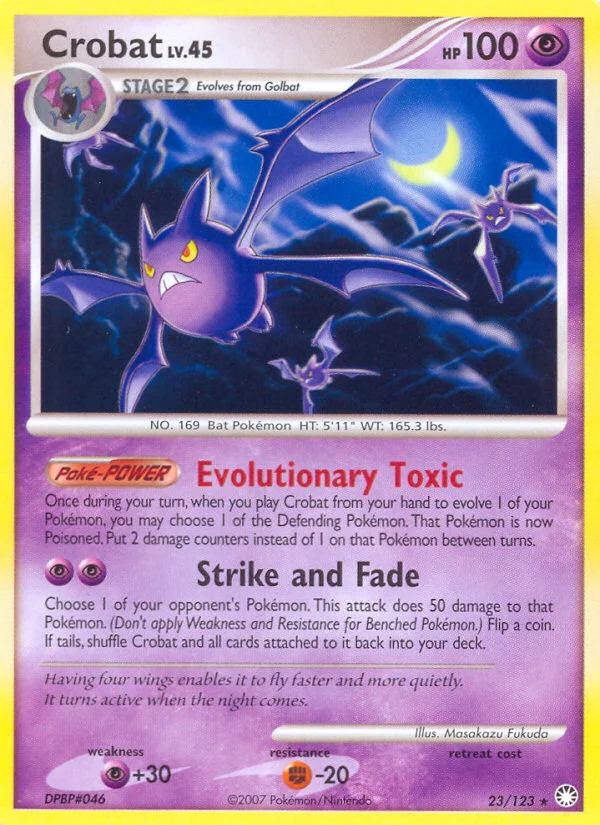 Crobat Pokemon card