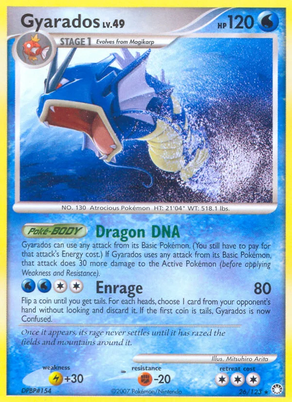 Gyarados Pokemon card