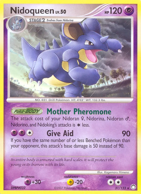 Nidoqueen Pokemon card