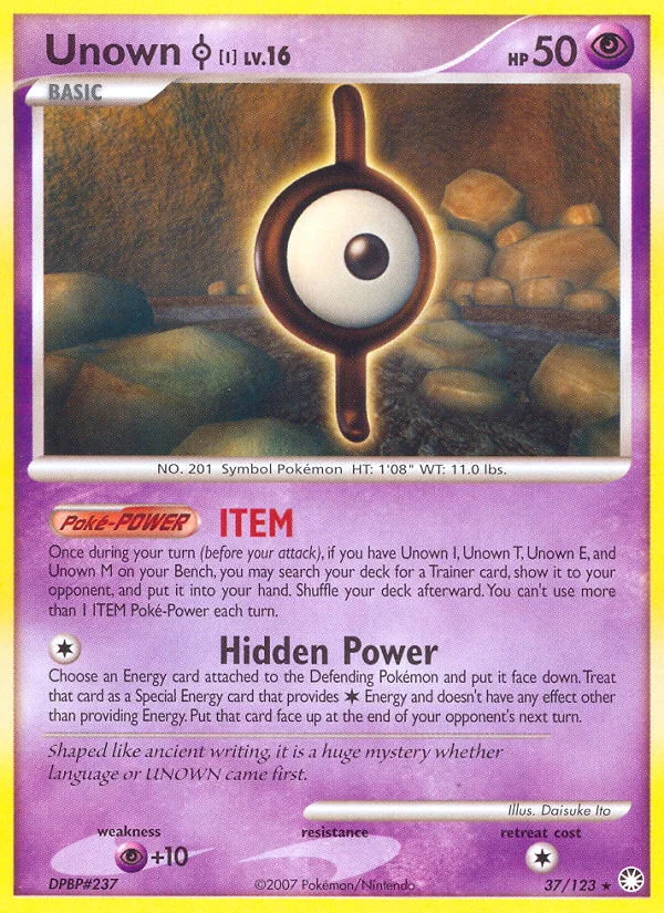 Unown [I] Pokemon card