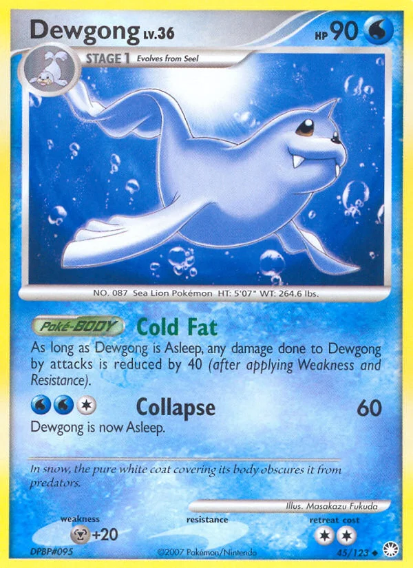 Dewgong Pokemon card