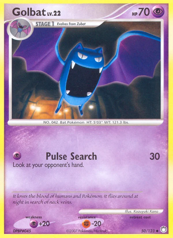 Golbat Pokemon card