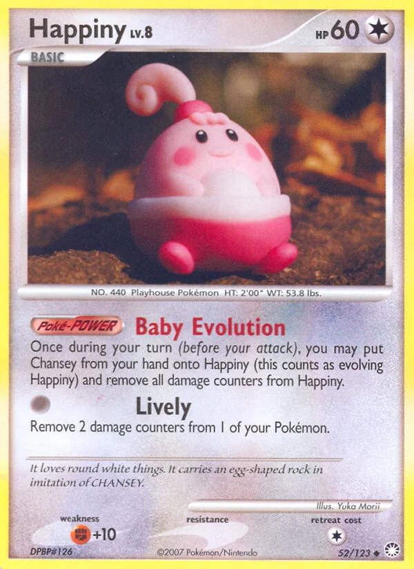 Happiny Pokemon card