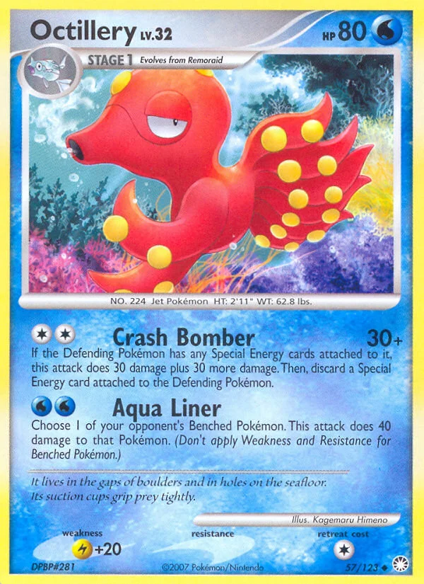 Octillery Pokemon card