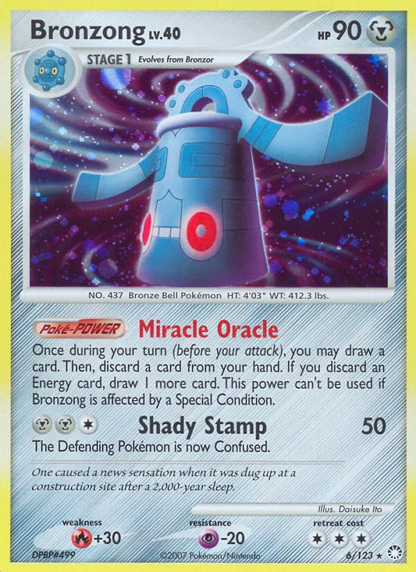 Bronzong Pokemon card