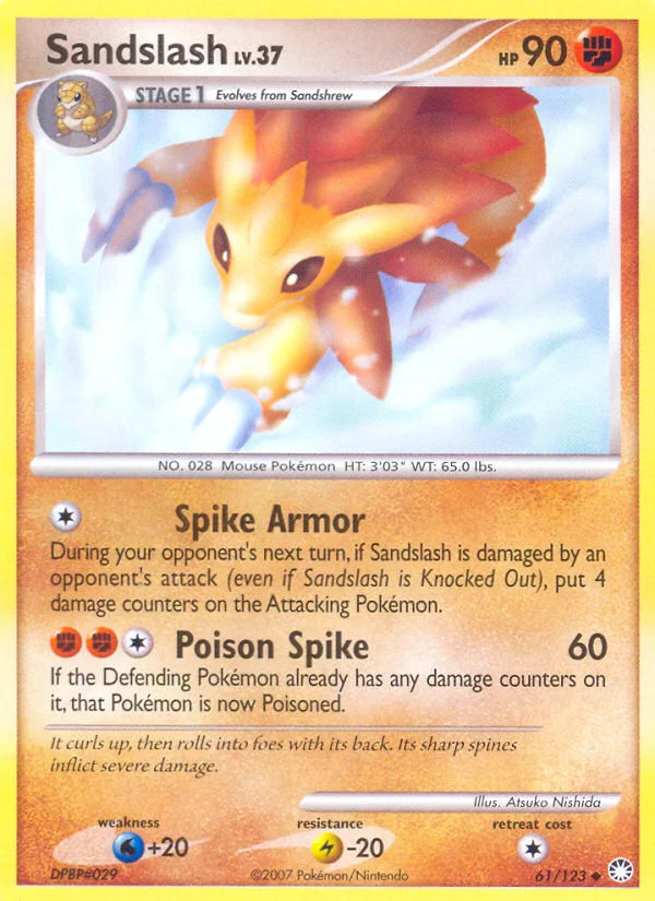Sandslash Pokemon card