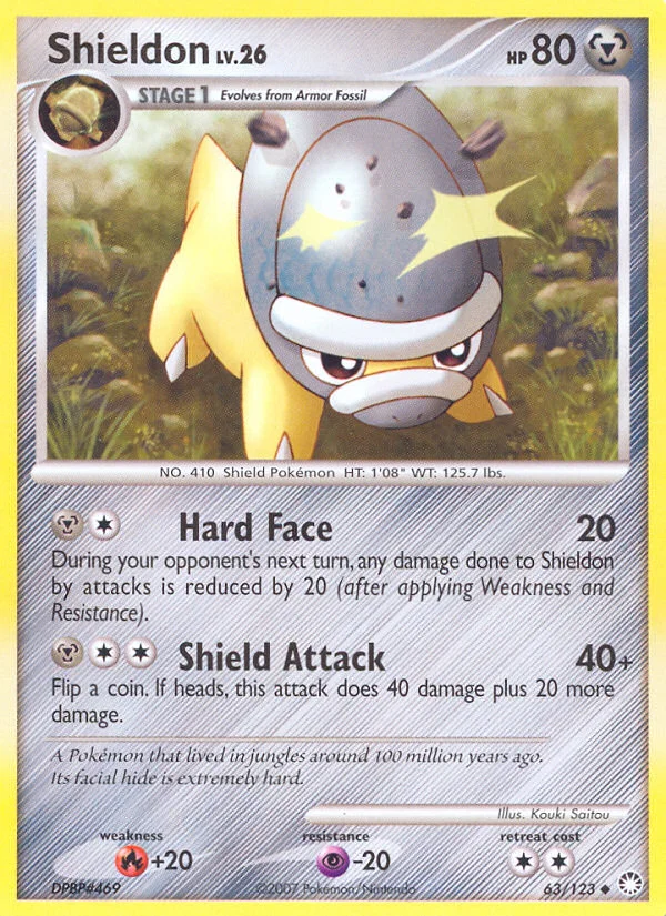 Shieldon Pokemon card
