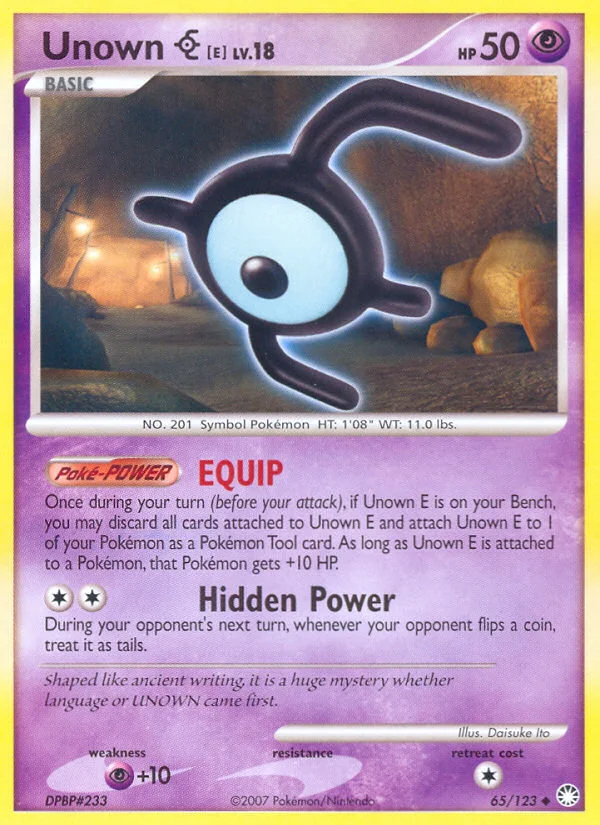 Unown [E] Pokemon card