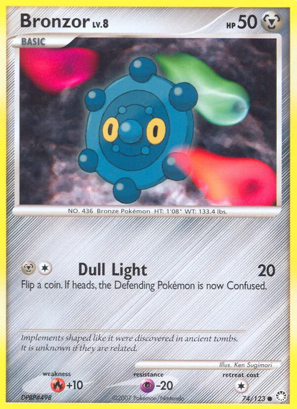 Bronzor Pokemon card