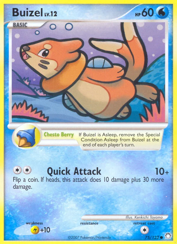 Buizel Pokemon card